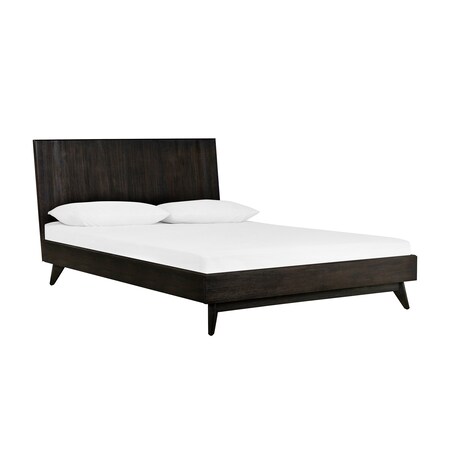 Armen Living Baly Acacia Mid-Century Platform King Bed LCLFBDKG